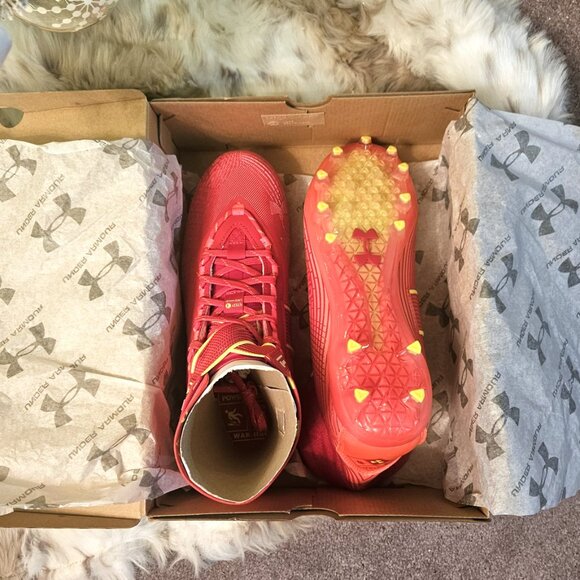 NIB Under Armour Men's Highlight Mc Football Shoe - Picture 8 of 13